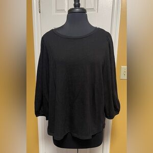 a.n.a Elegant Black Blouse